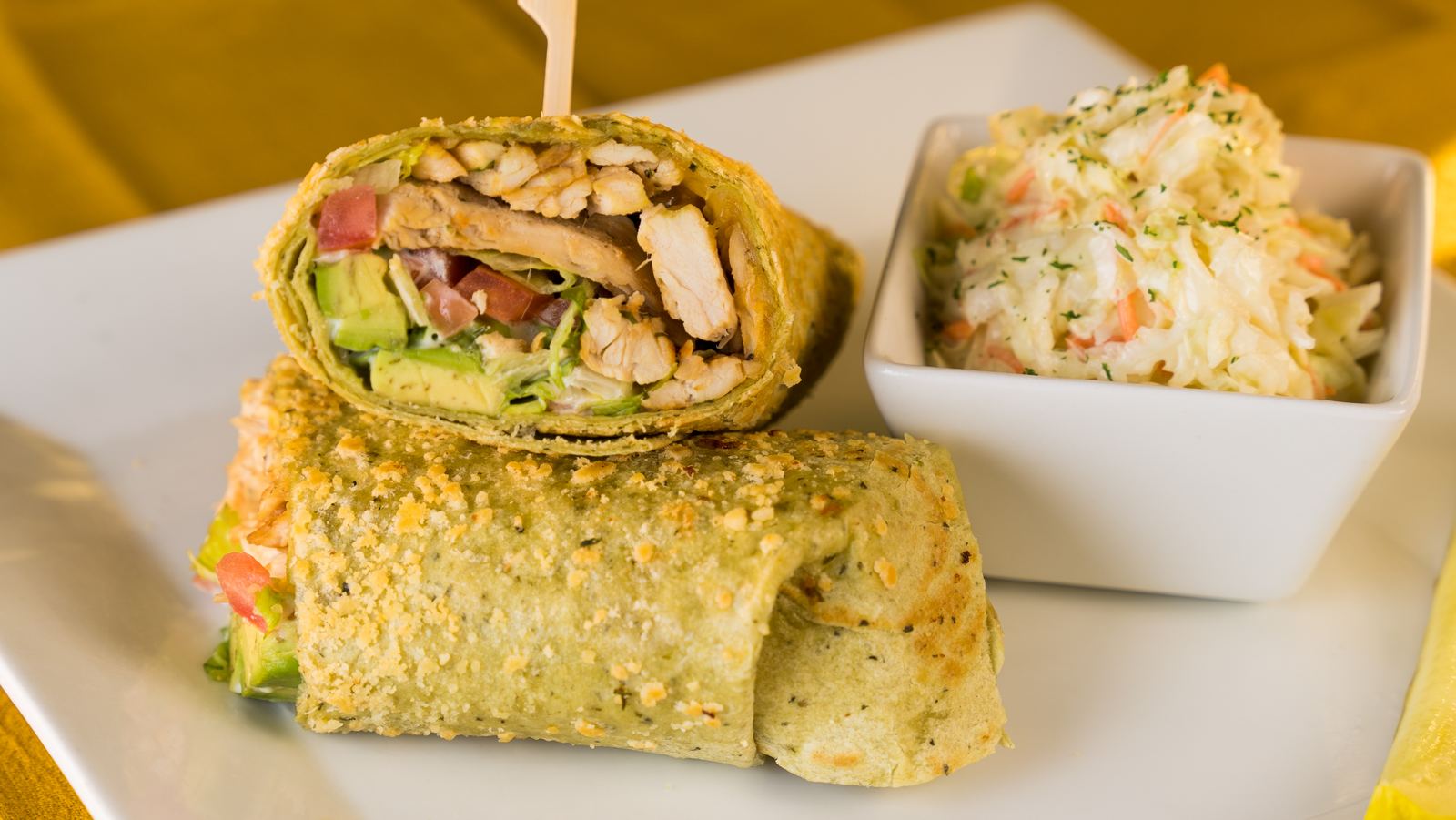 Chicken avocado wrap